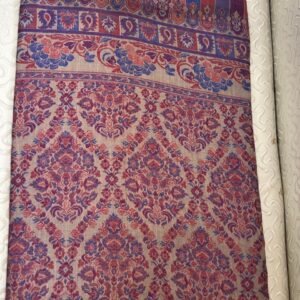 Embroidered Pashmina Purple Shawl – Soft, Warm & Elegant